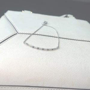 Beautiful sapphire & diamond vera wang boho  bracelet.